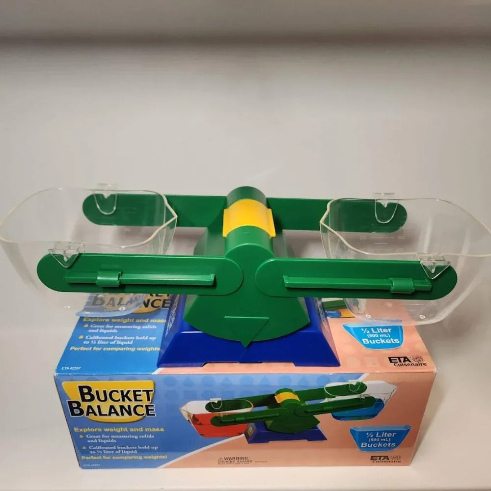 Bucket Balance Weight and Mass Science Math Manipulatives Mathematics Scale Tool